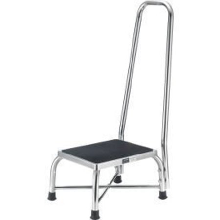 GLOBAL EQUIPMENT Medical Heavy Duty Bariatric Step Stool With Handrail 436957